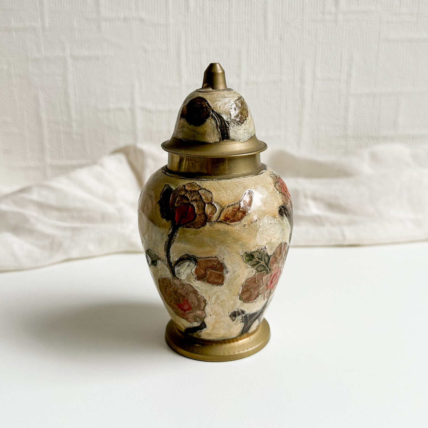 Small Cloisonné Urn with Lid