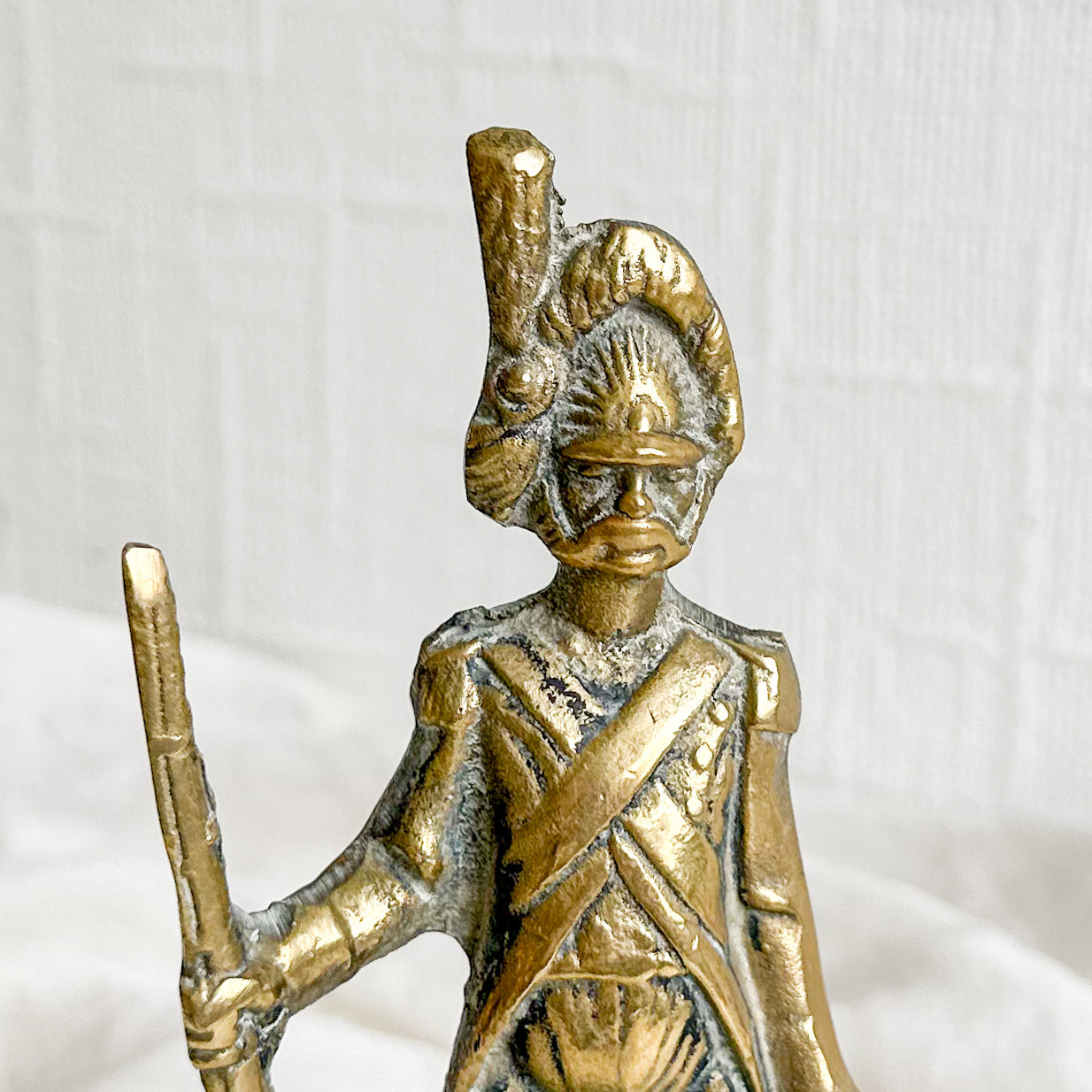 Brass Soldier Figurine - 1