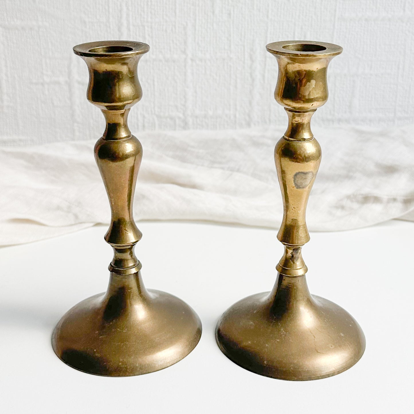 Pair of Brass Candlesticks