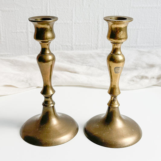 Pair of Brass Candlesticks