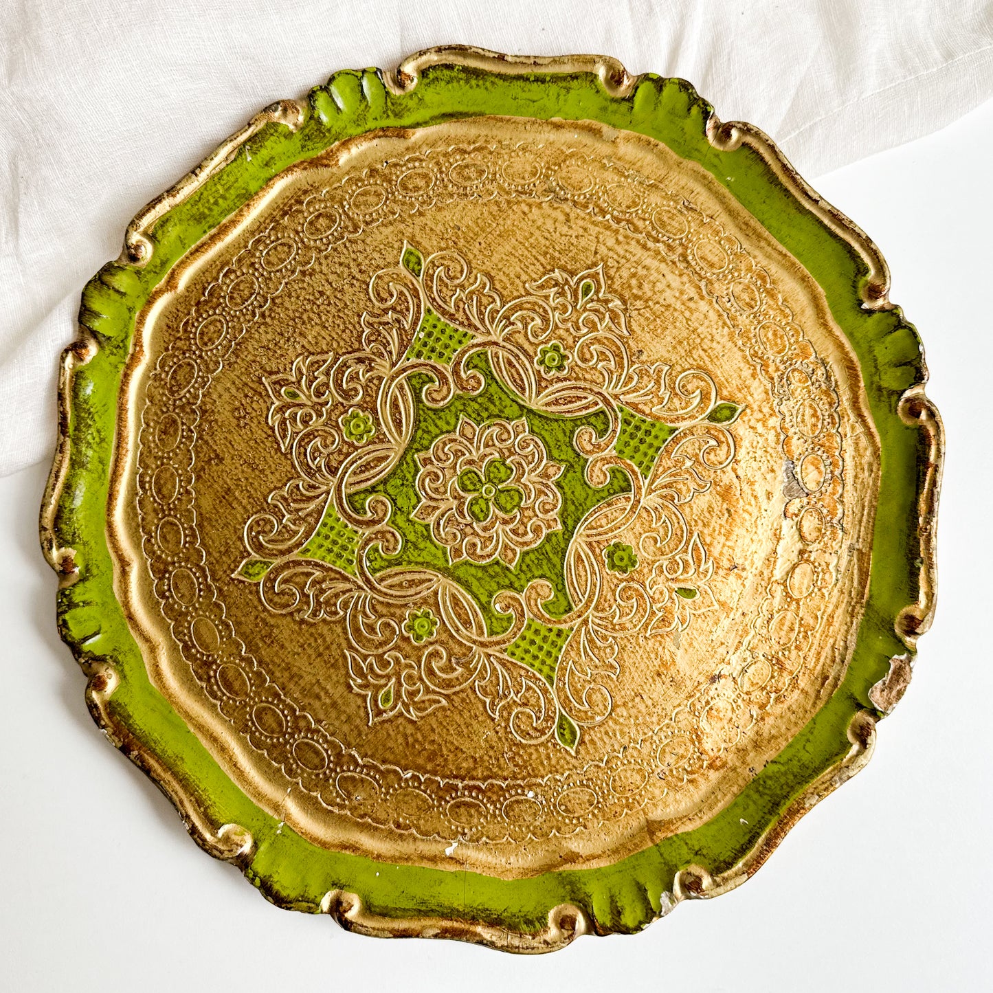 Vintage Florentine Tray