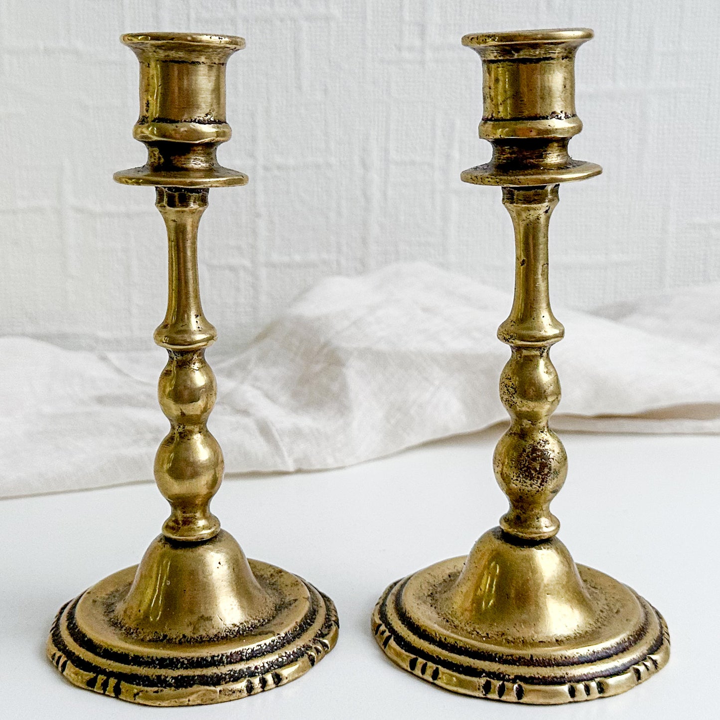 Pair of Brass Candlesticks