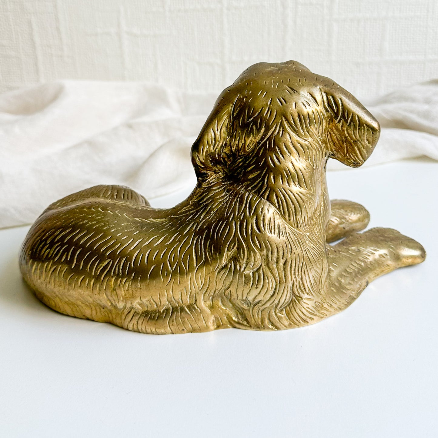 Brass Dog Figurine
