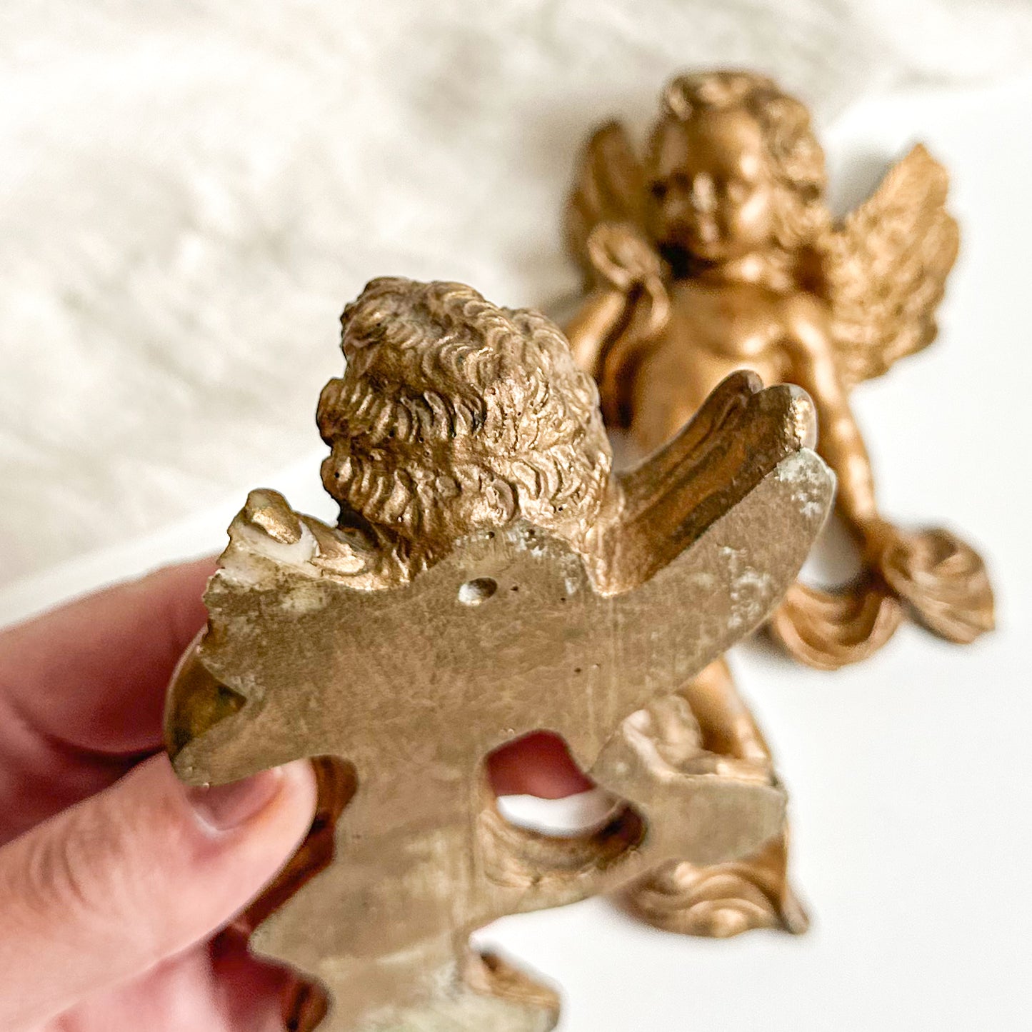 Pair of Cherub Wall Decorations