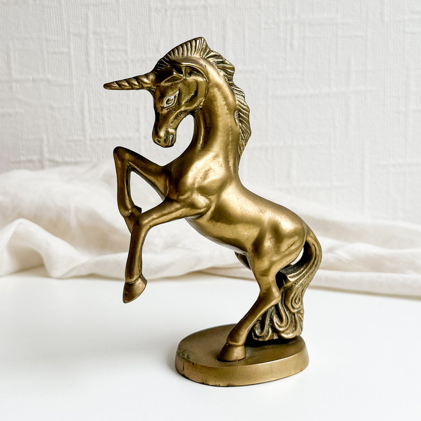 Solid Brass Unicorn Figurine