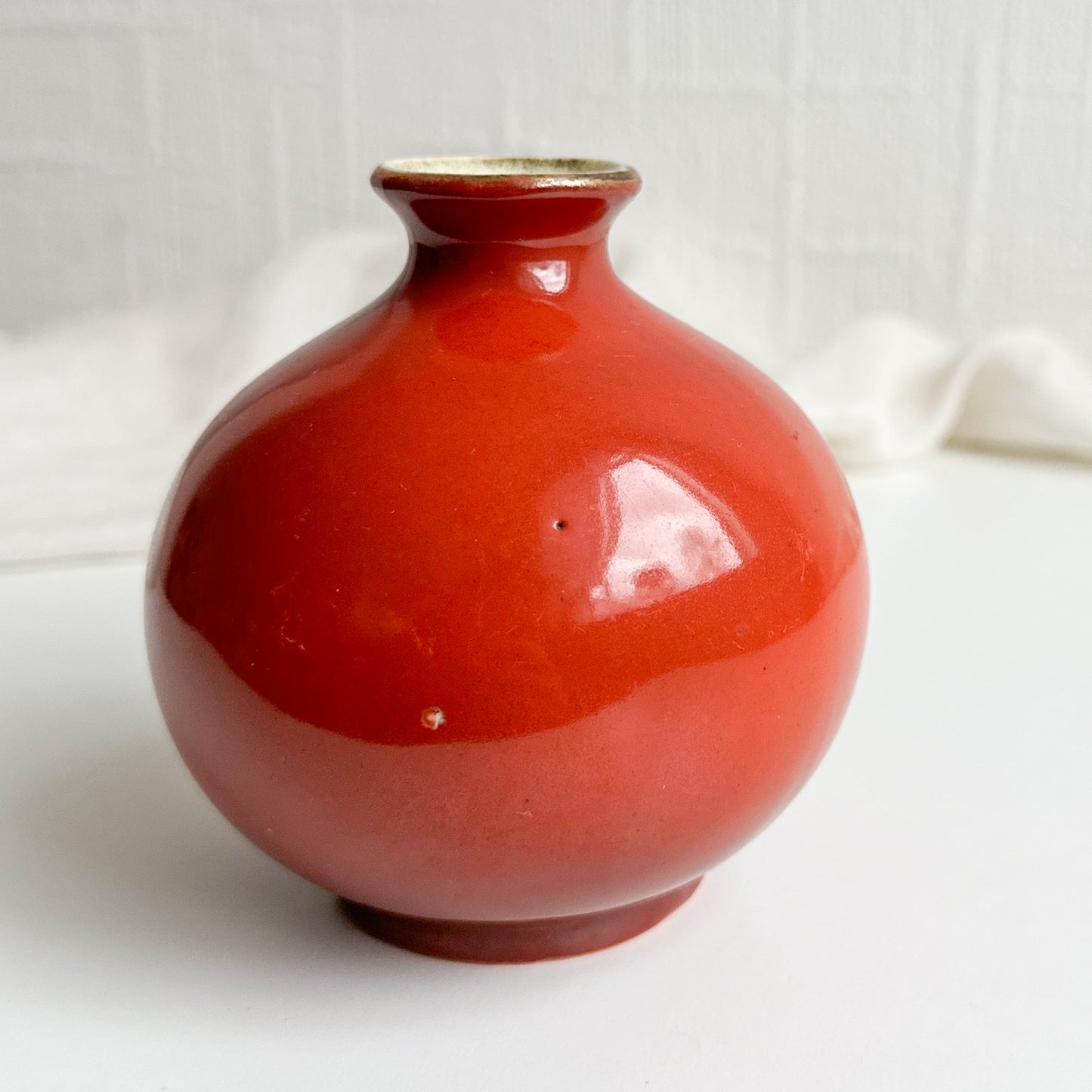 Antique Ball Shaped Bud Vase 2