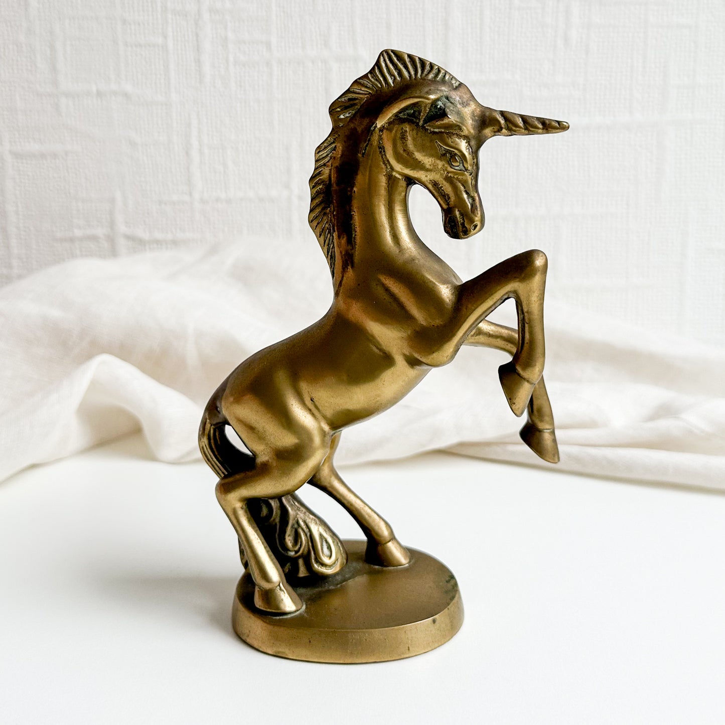 Solid Brass Unicorn Figurine