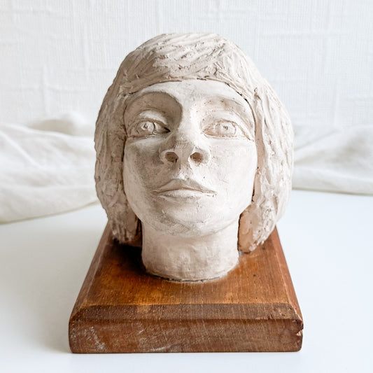 Plaster Female Head