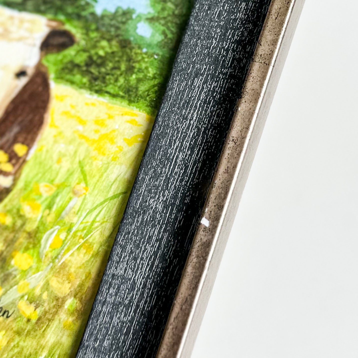 Original Watercolour with Cows