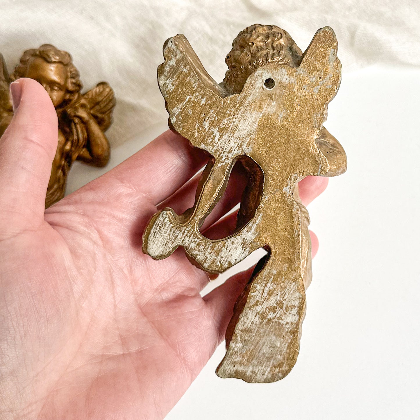 Pair of Cherub Wall Decorations