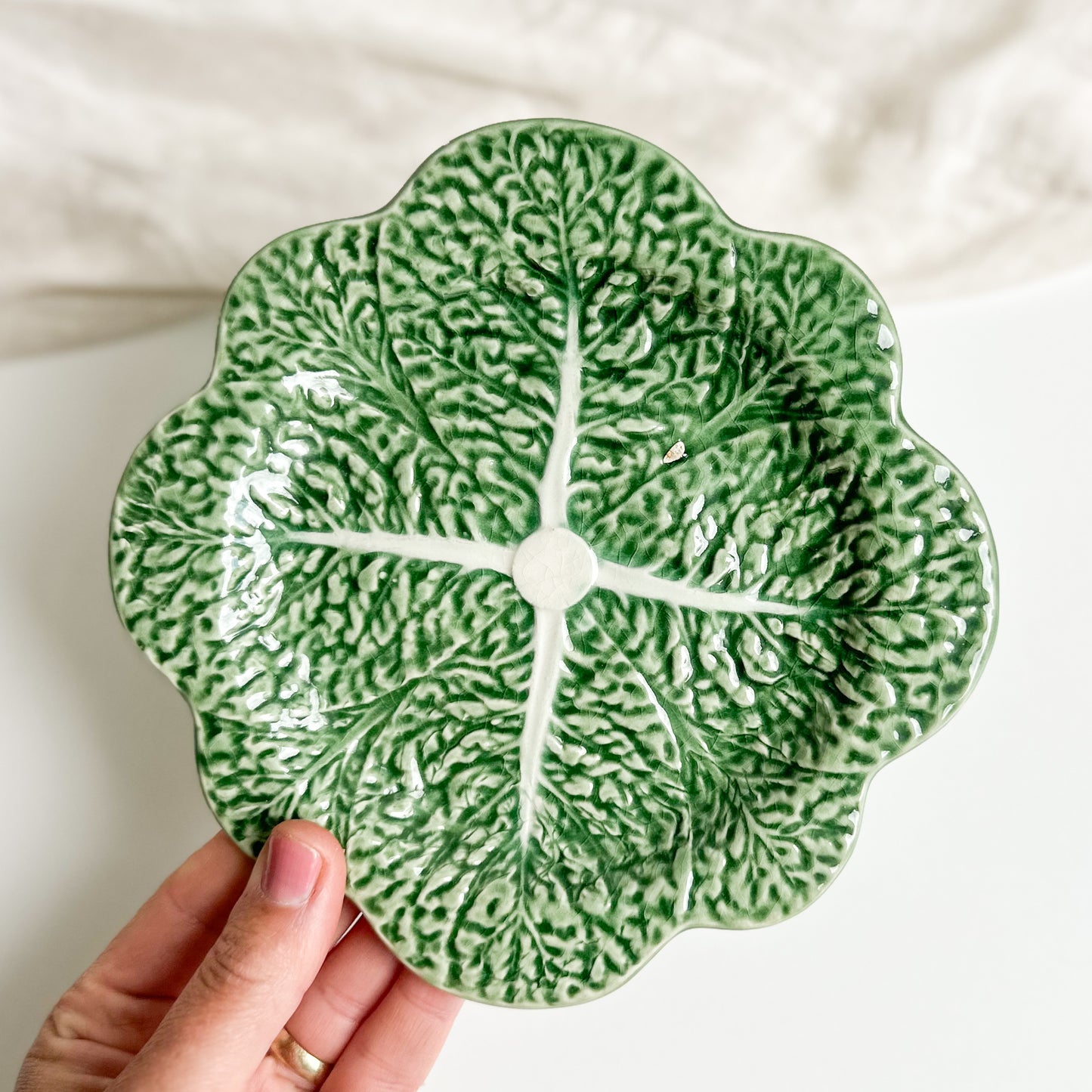 Bordallo Cabbage Leaf Plate