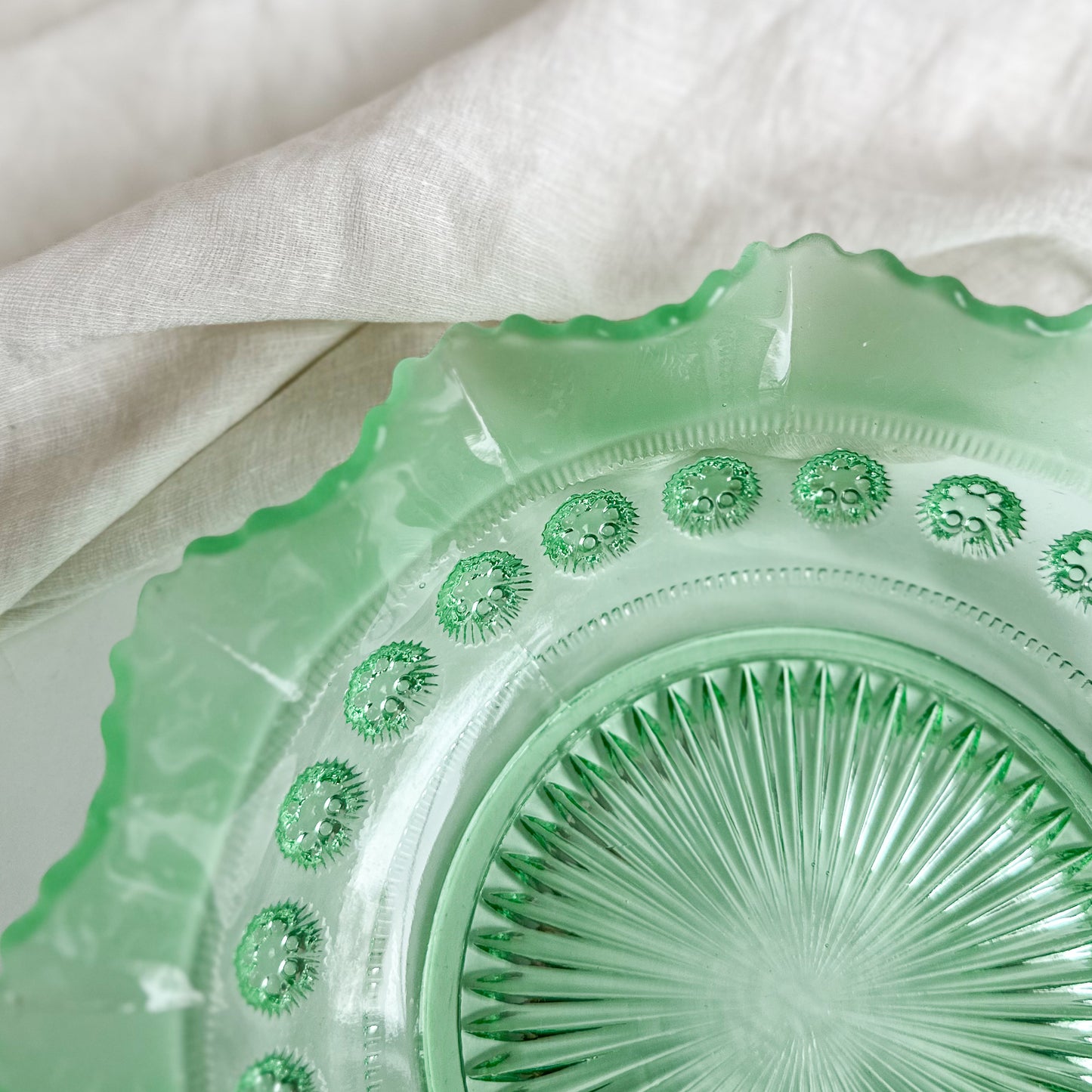 Davidson Green Glass Bowl