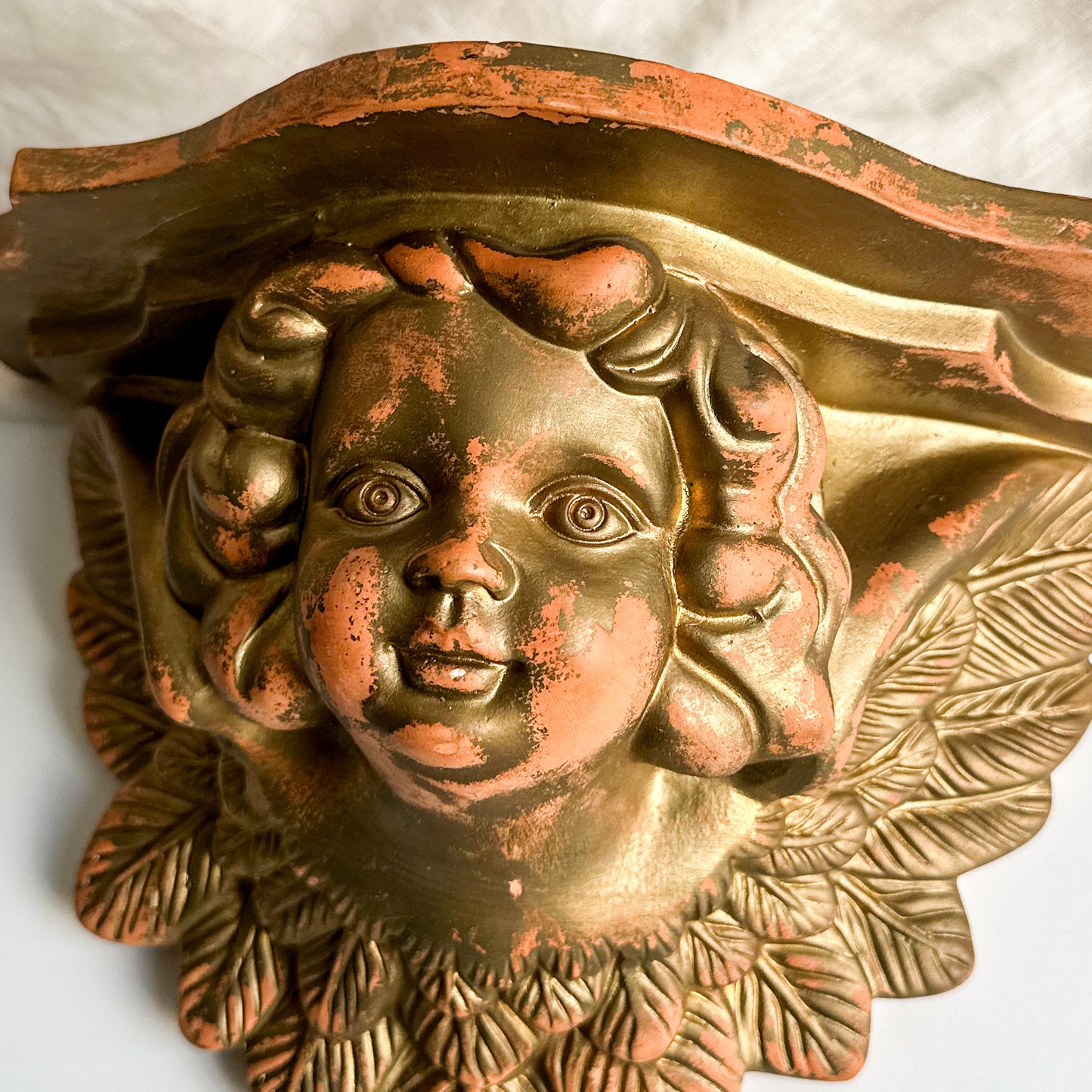 Floating Cherub Wall Shelf