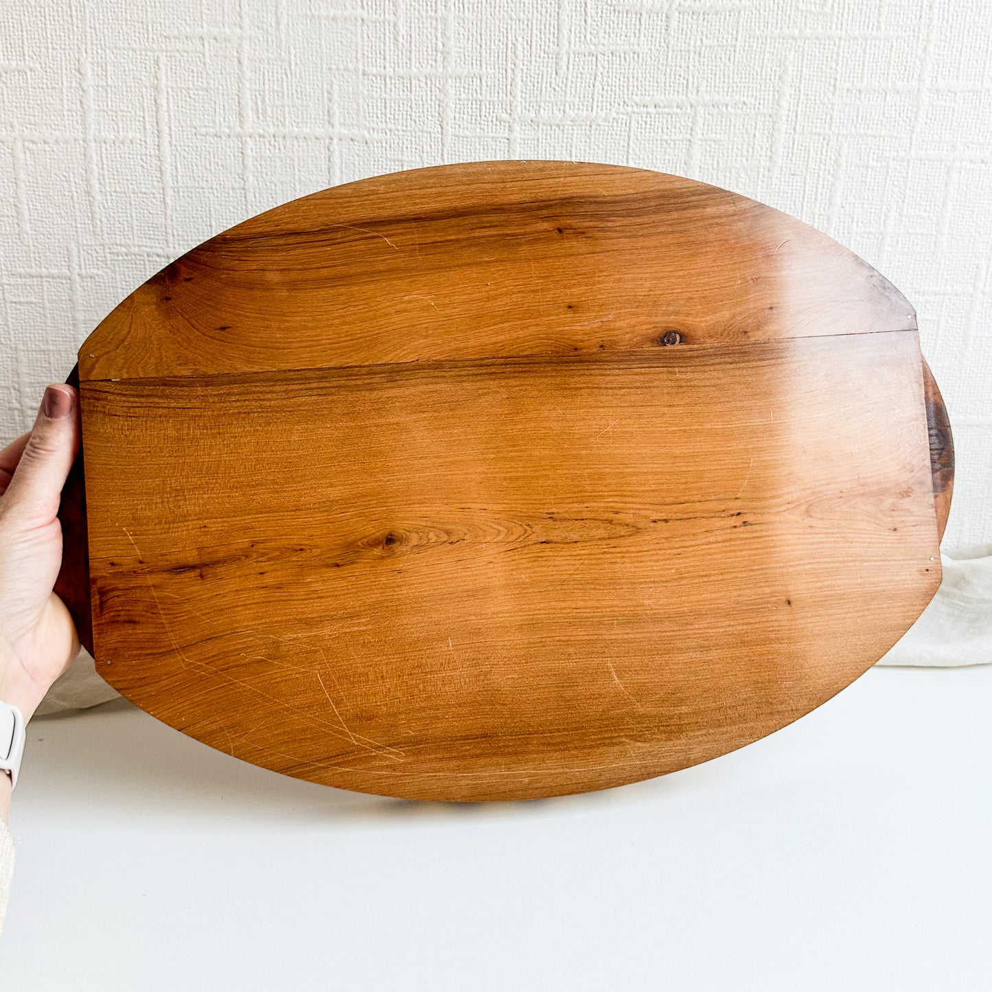 Wooden Tray with Inlay Design