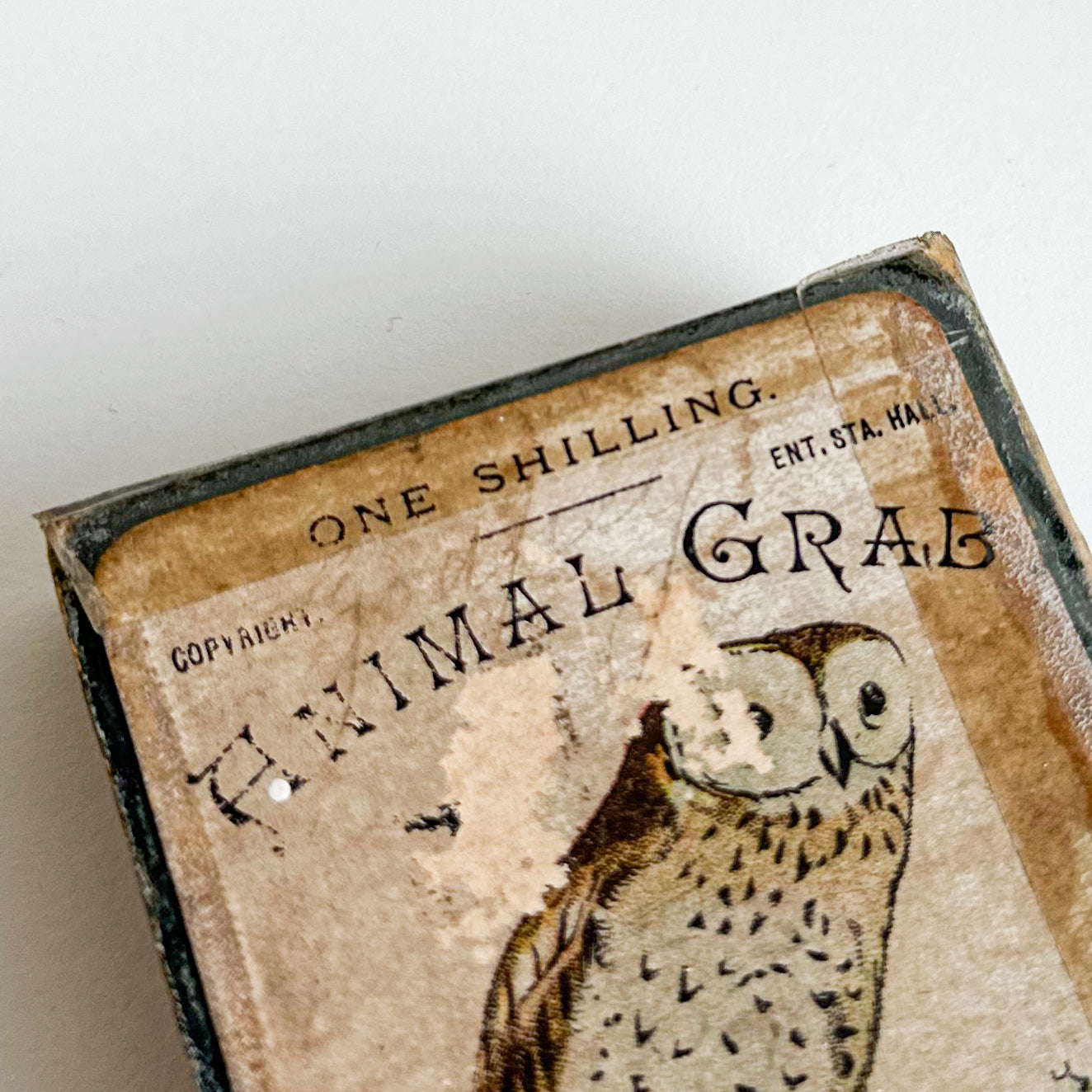 Antique “Animal Grab” Card Game