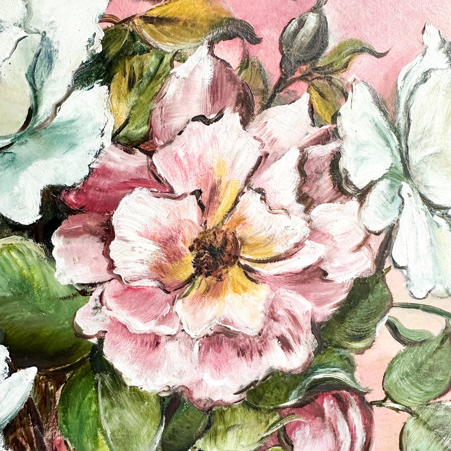 Large Floral Oil Painting