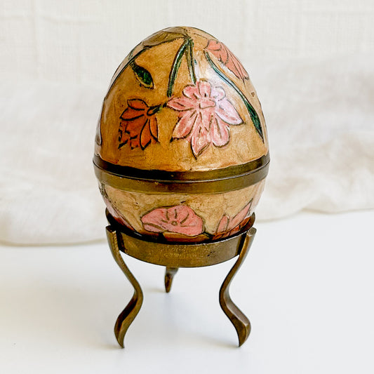Cloisonné Egg Shaped Box