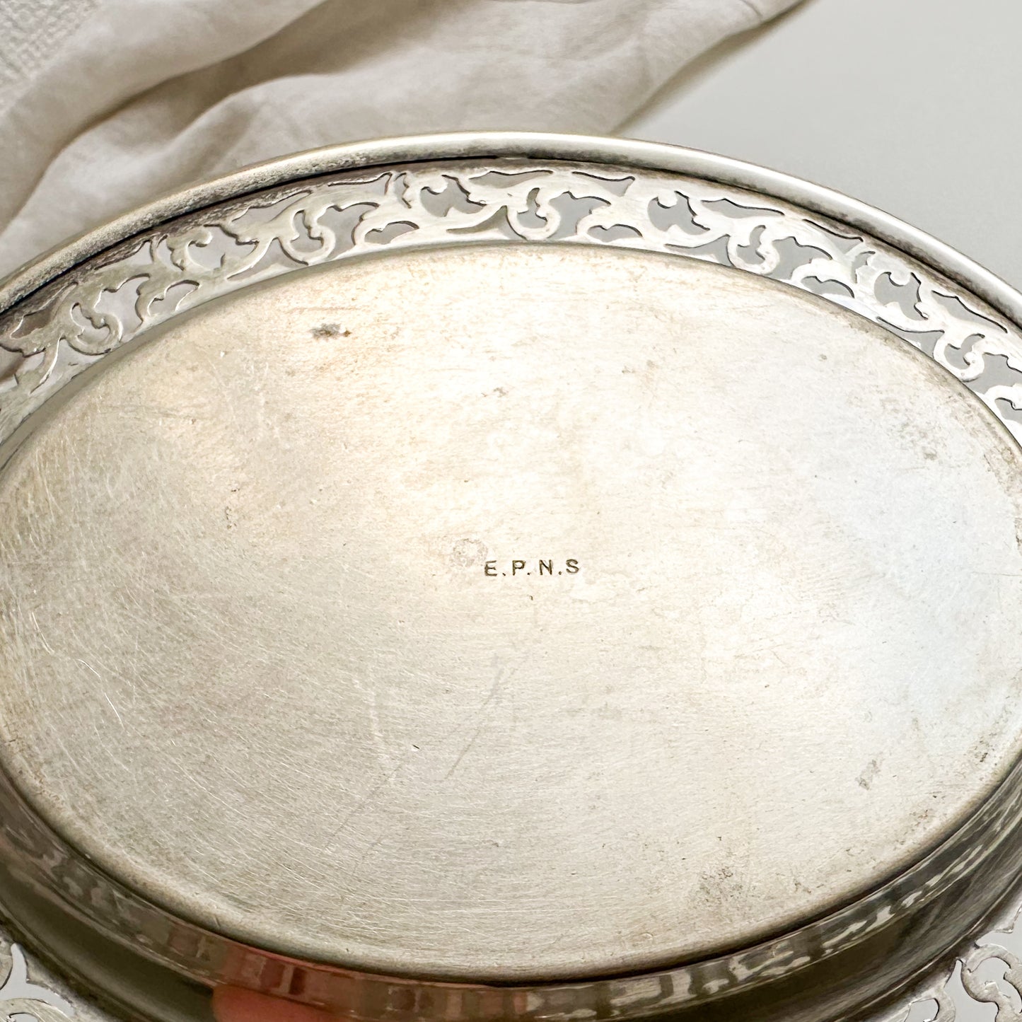 Oval Silver Plated Dish