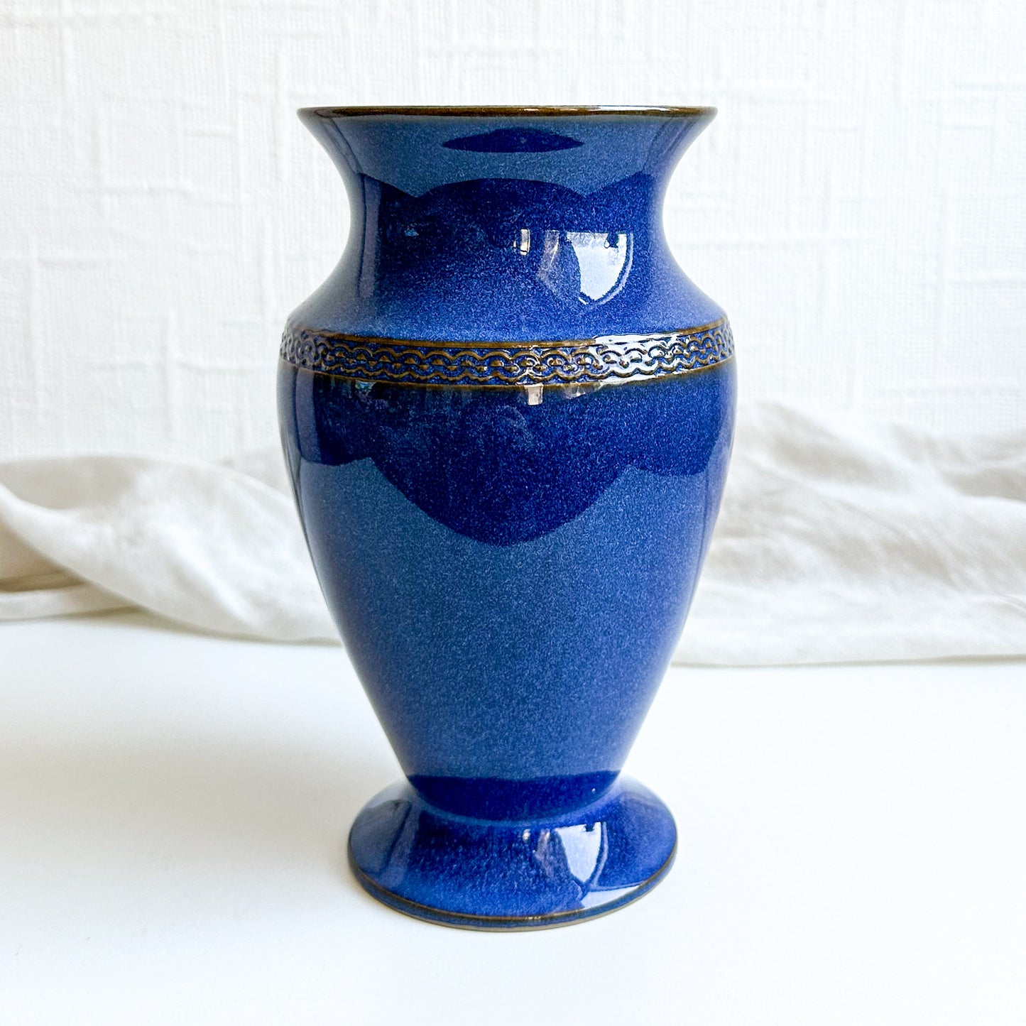 Blue Denby Vase