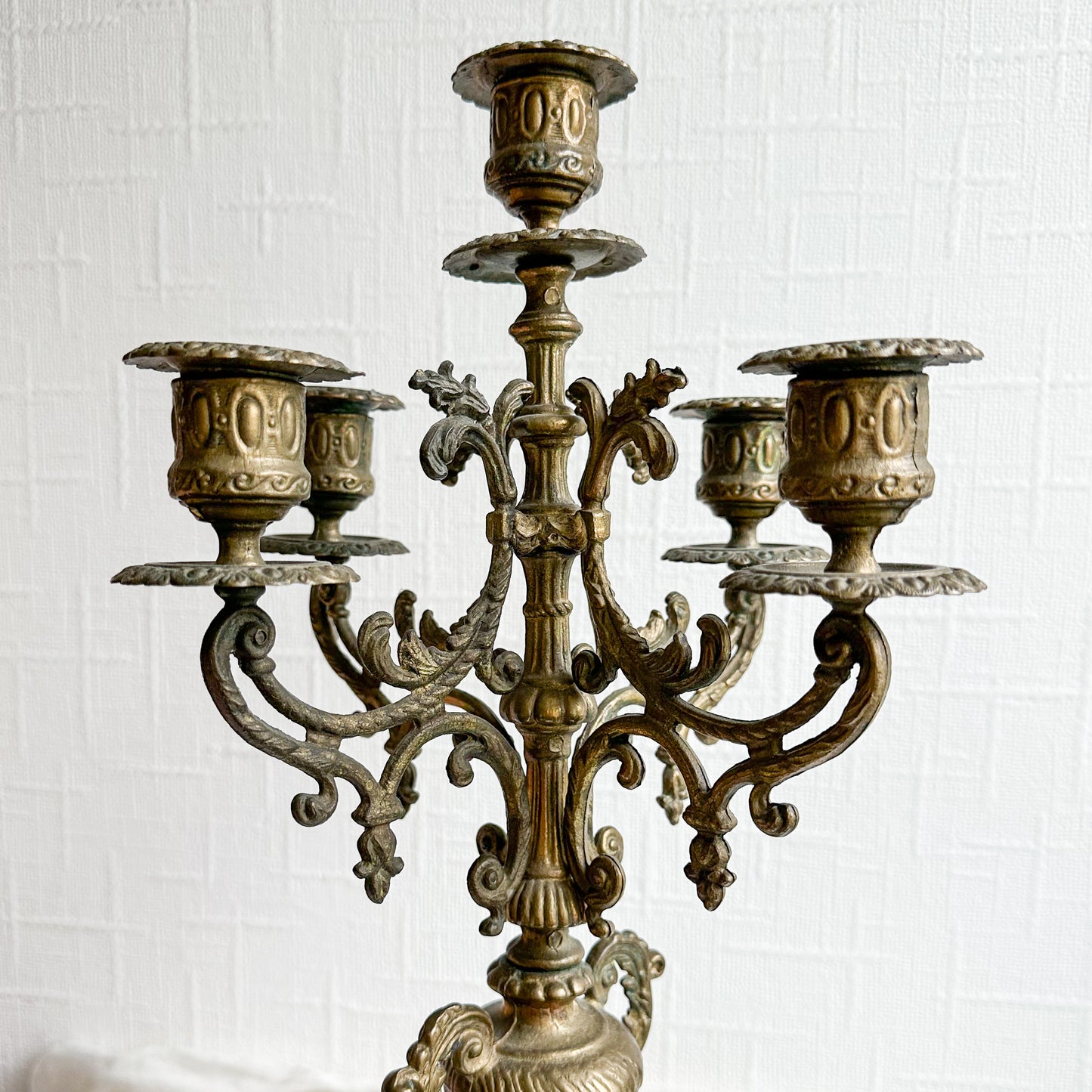 Ornate Bronze Candelabra