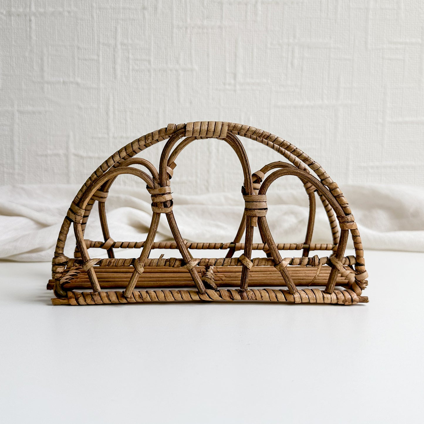 Vintage Rattan Napkin Holder