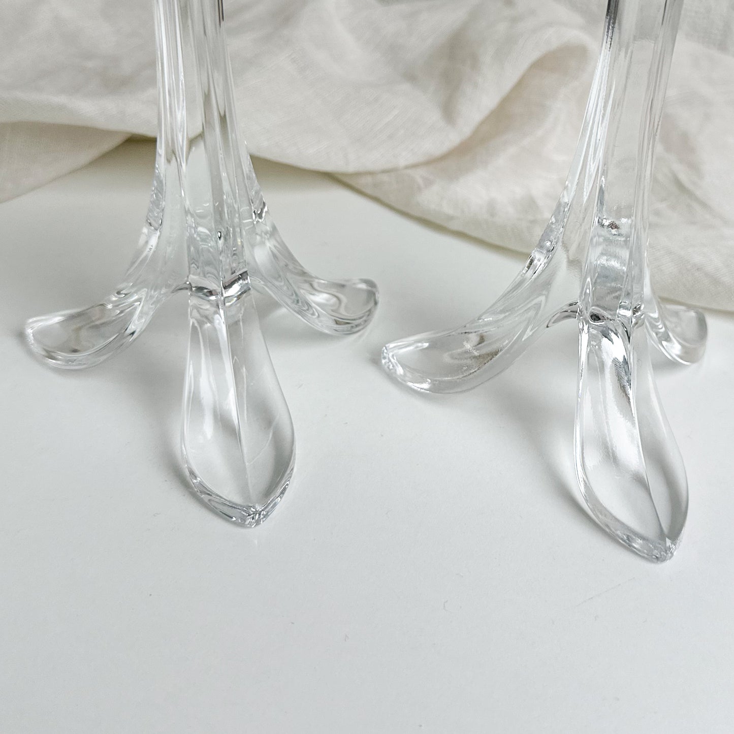 Pair of Cristal d’Arques Candlesticks