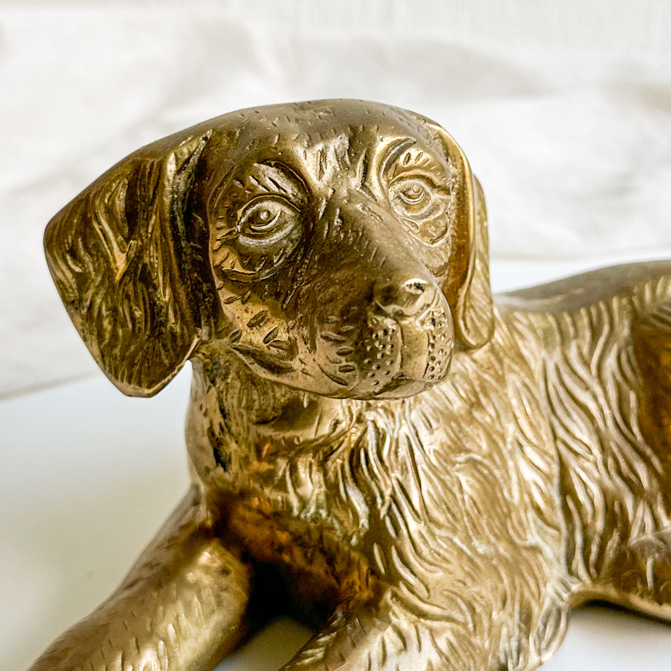 Brass Dog Figurine