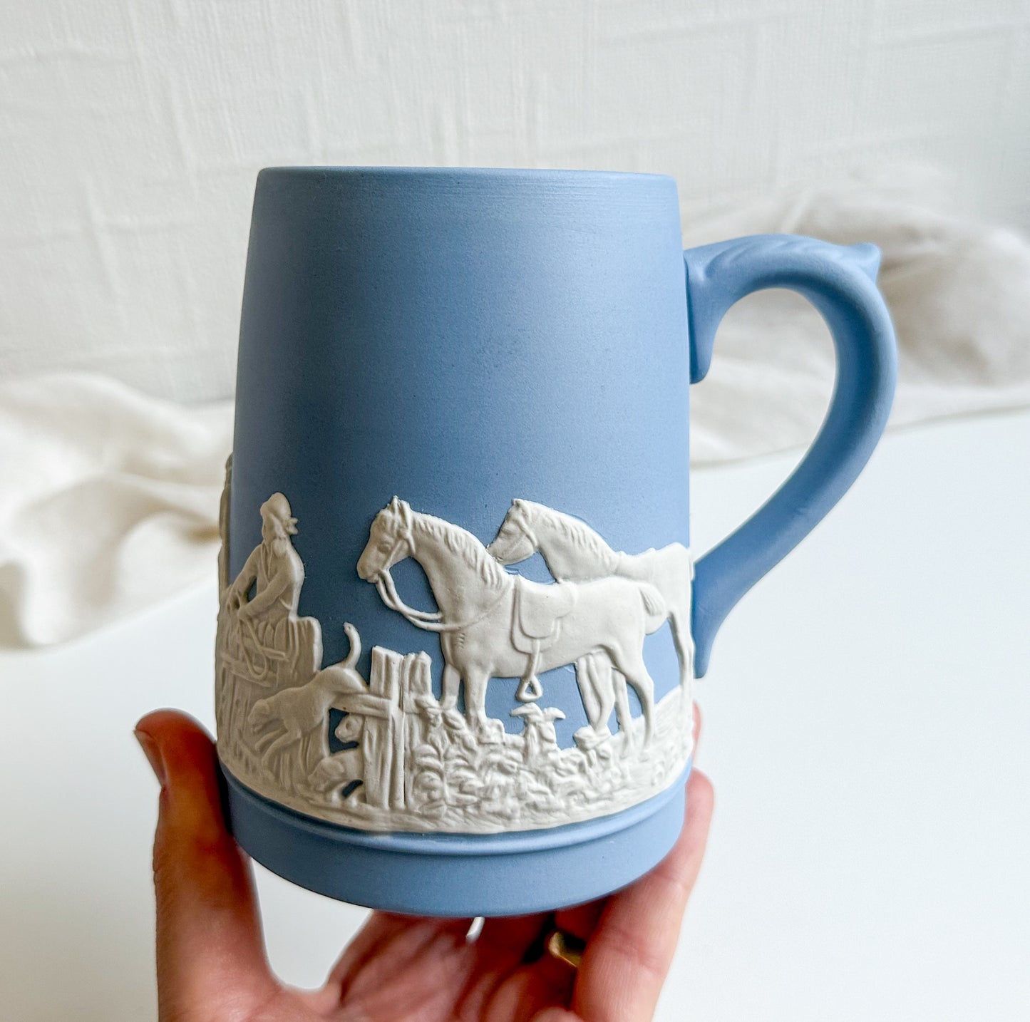 Blue Jasperware Mug by Dudson Hanley