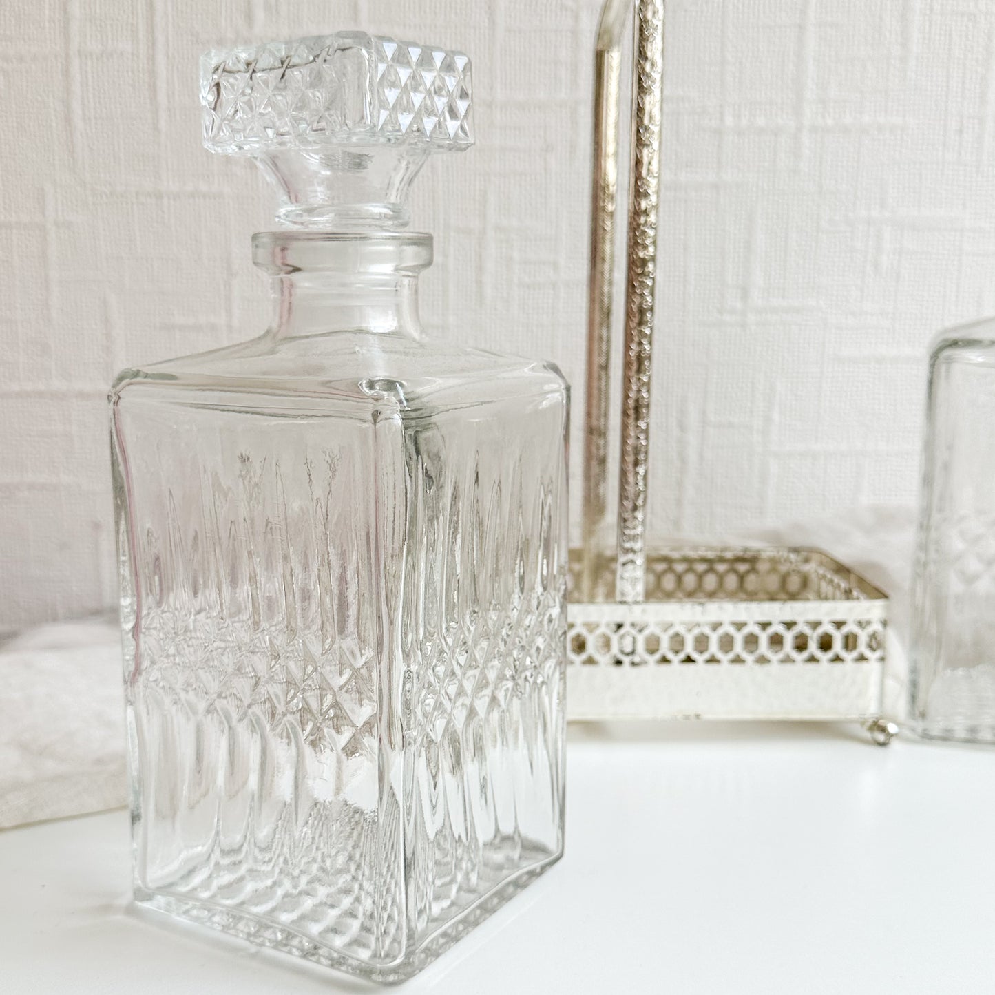 French Decanters in Silver Plated Tantalus