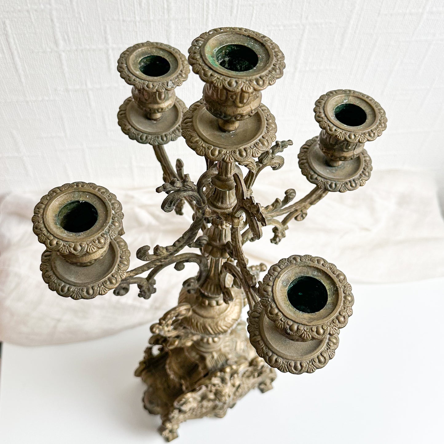 Ornate Bronze Candelabra