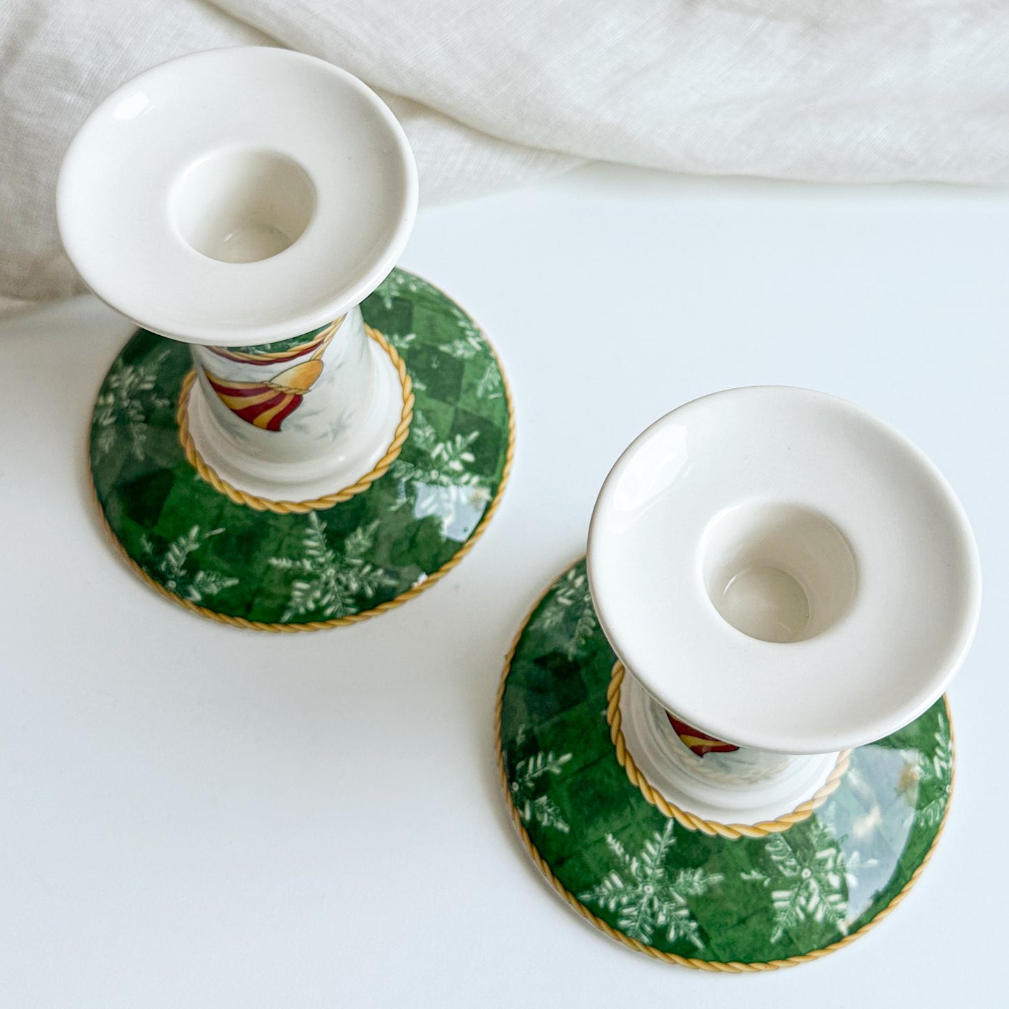 Pair of Wedgwood Candle Holders