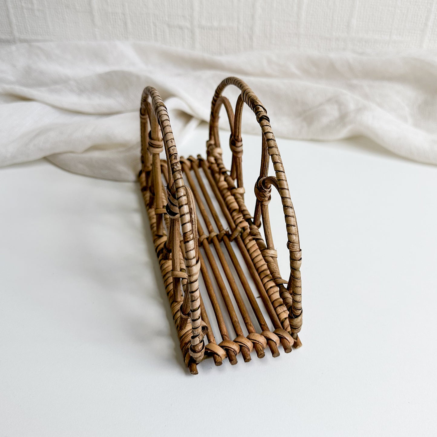 Vintage Rattan Napkin Holder