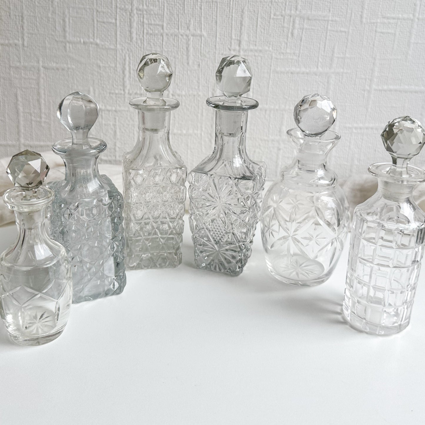 Set of 6 Small Decanters