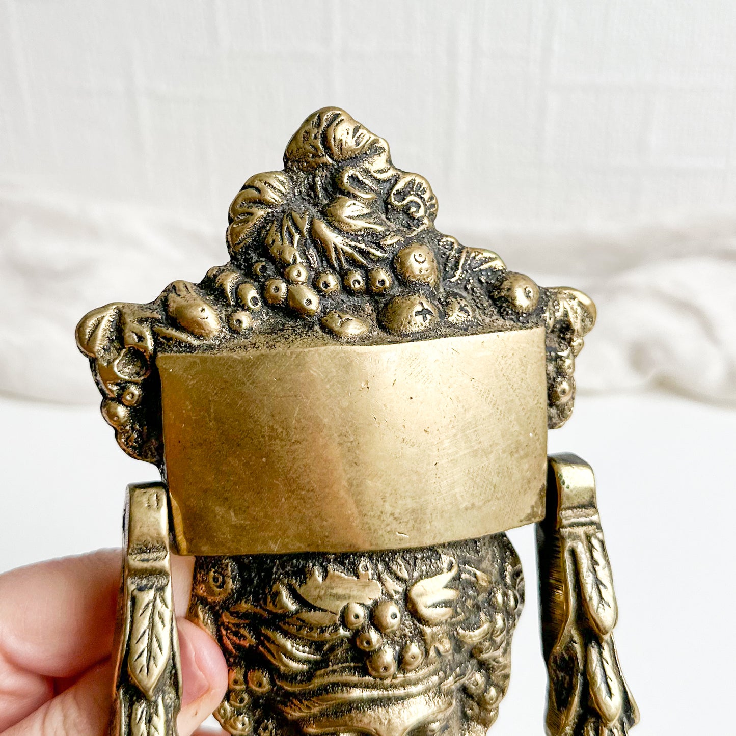 Art Nouveau Brass Door Knocker