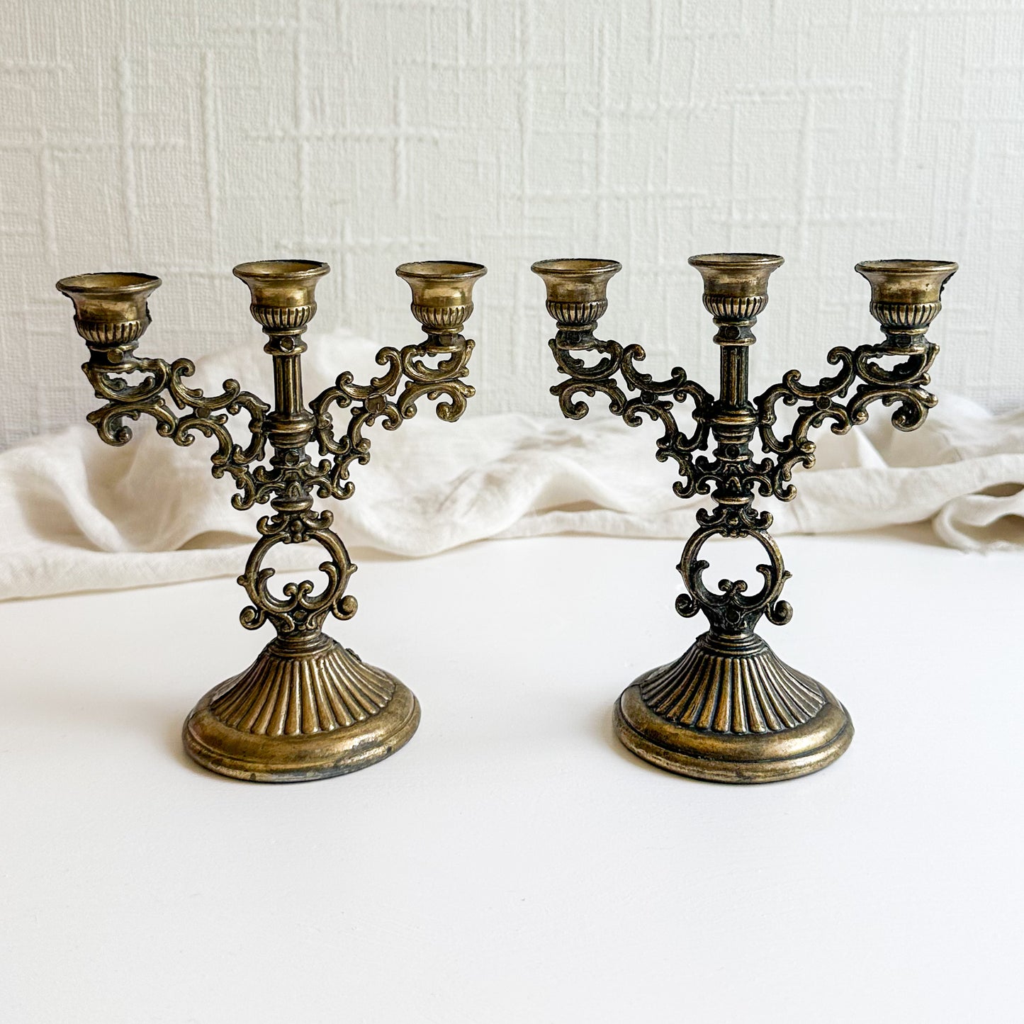 Pair of Small Candelabras