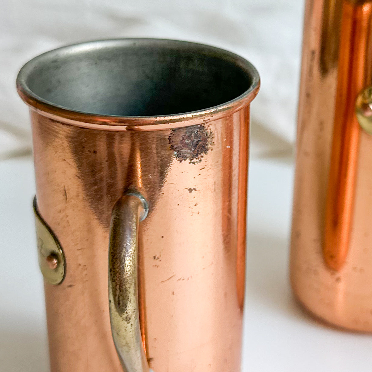 3 Copper Measuring Cups