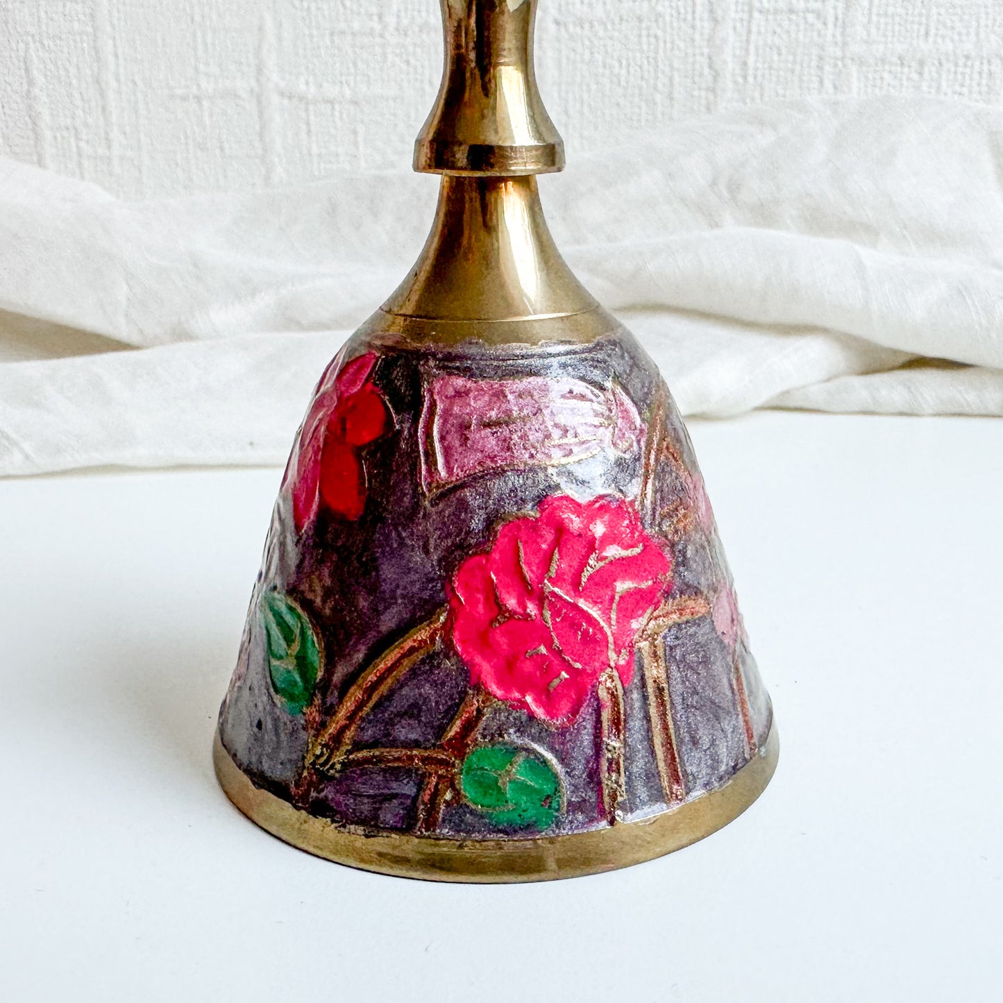 Cloisonne Brass Bell