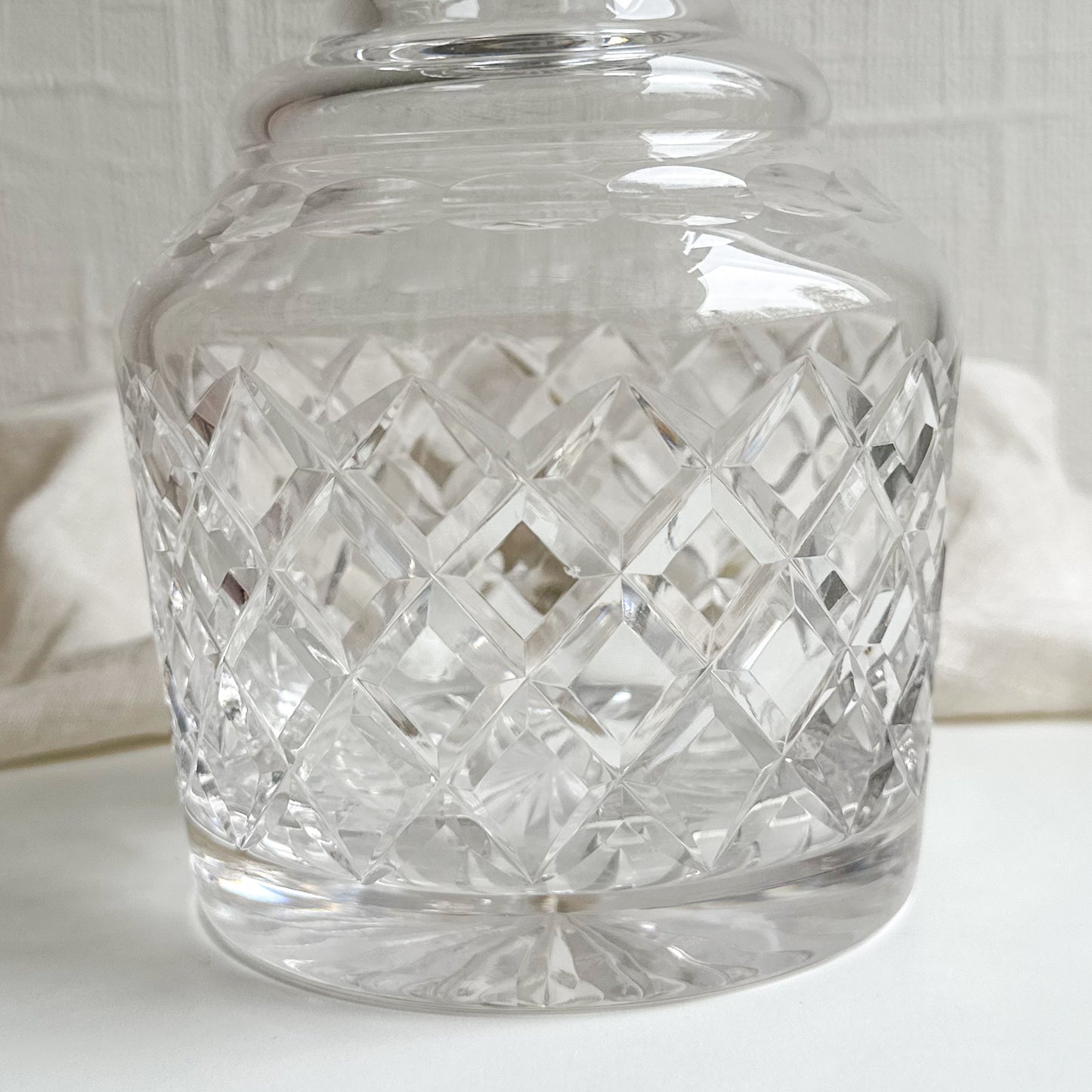 Vintage Heavy Crystal Decanter