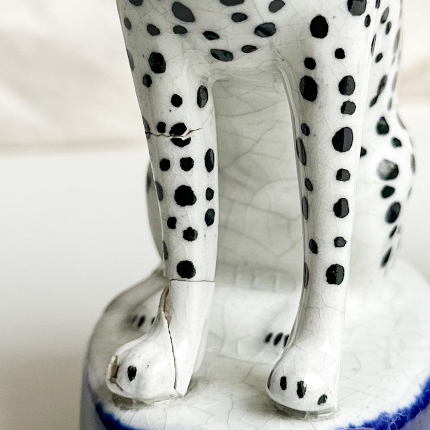 Pair of Staffordshire Dalmatians