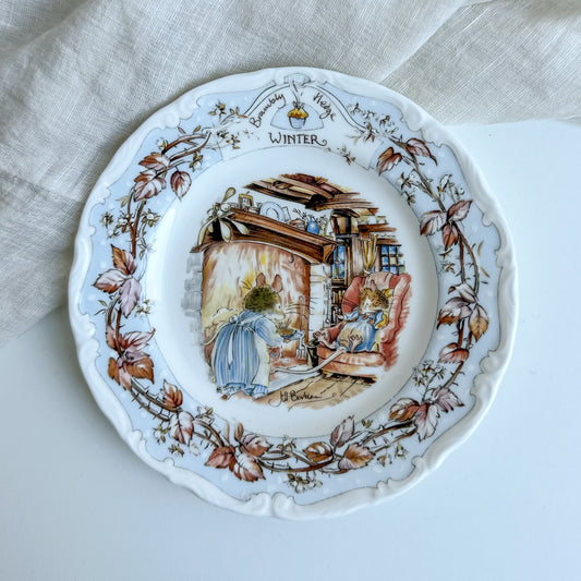 Brambly Hedge ‘Winter’ Tea Plate