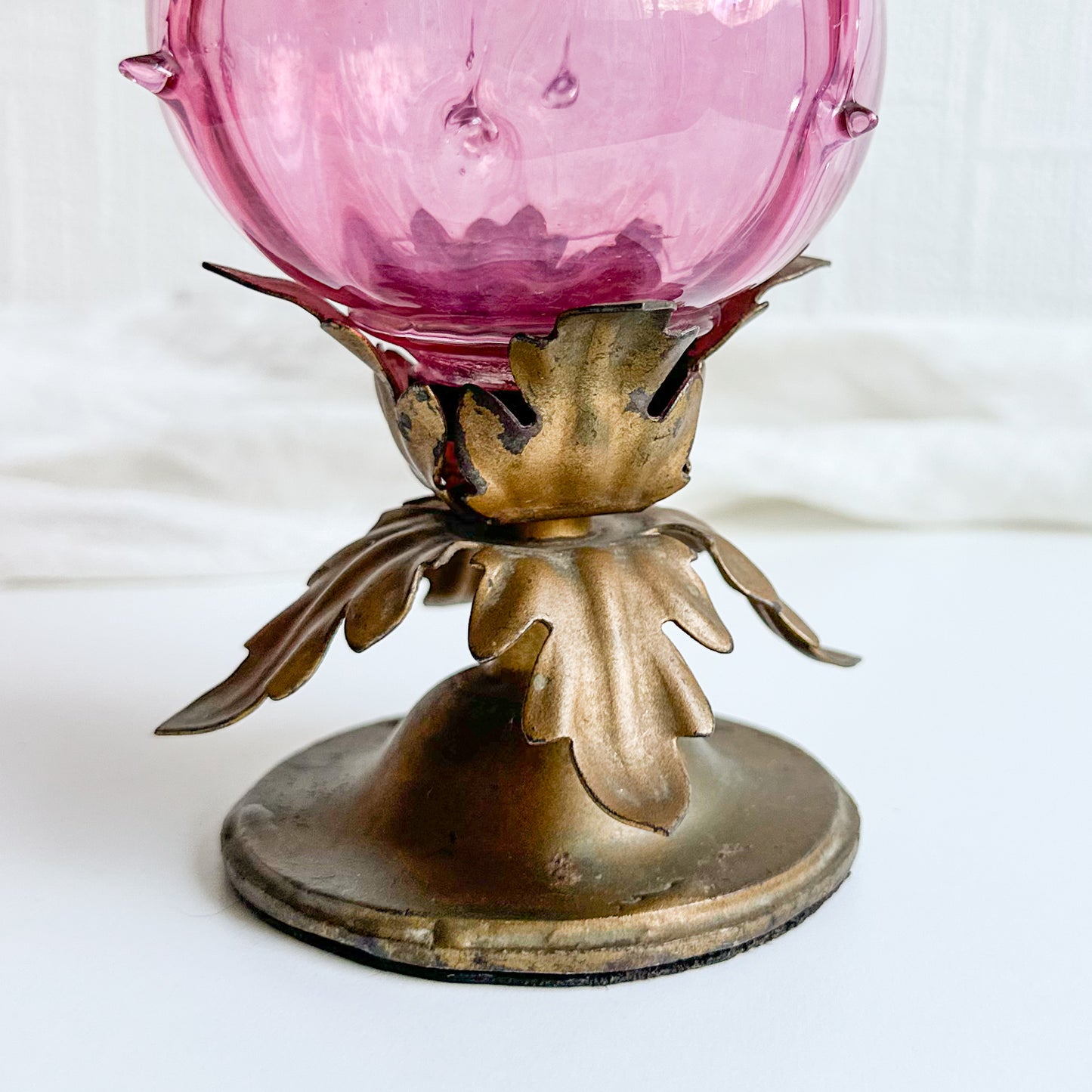 Victorian Cranberry Glass Vase
