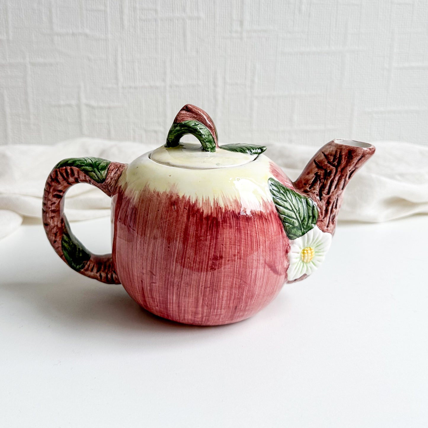 Small Teapot with Apple Design