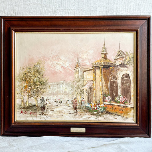 Parisian Scene Oil Painting