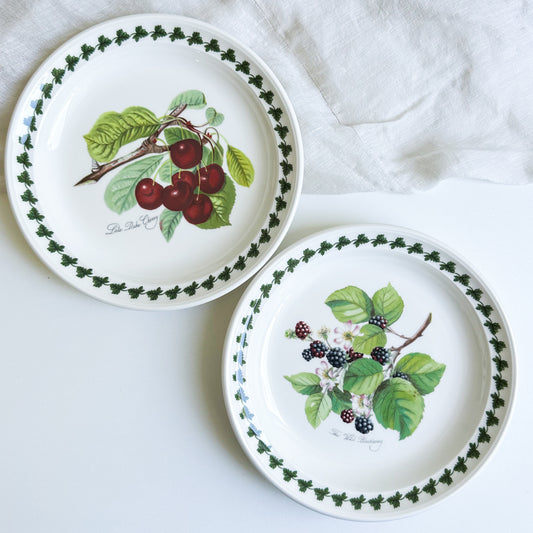 Pair of Portmeirion Fruit Plates