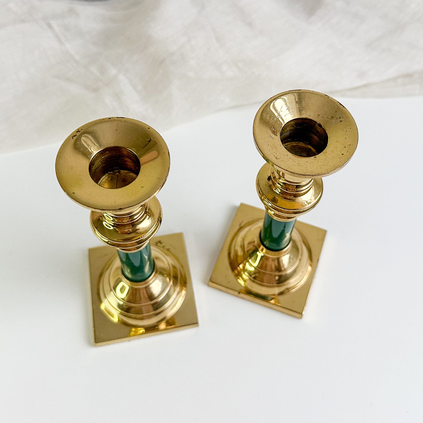 Pair of Brass Candlesticks