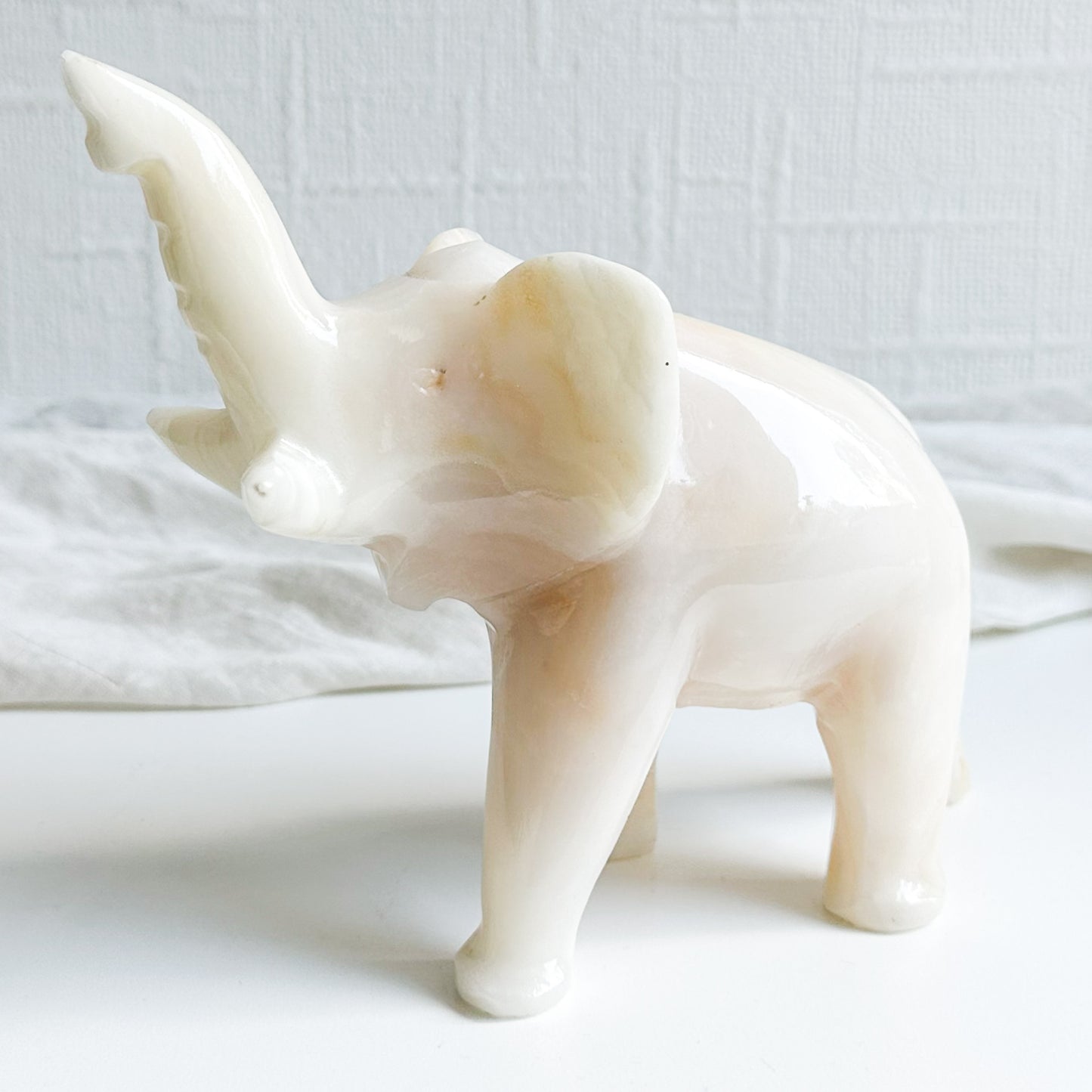 Carved Onyx Elephant