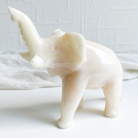 Carved Onyx Elephant