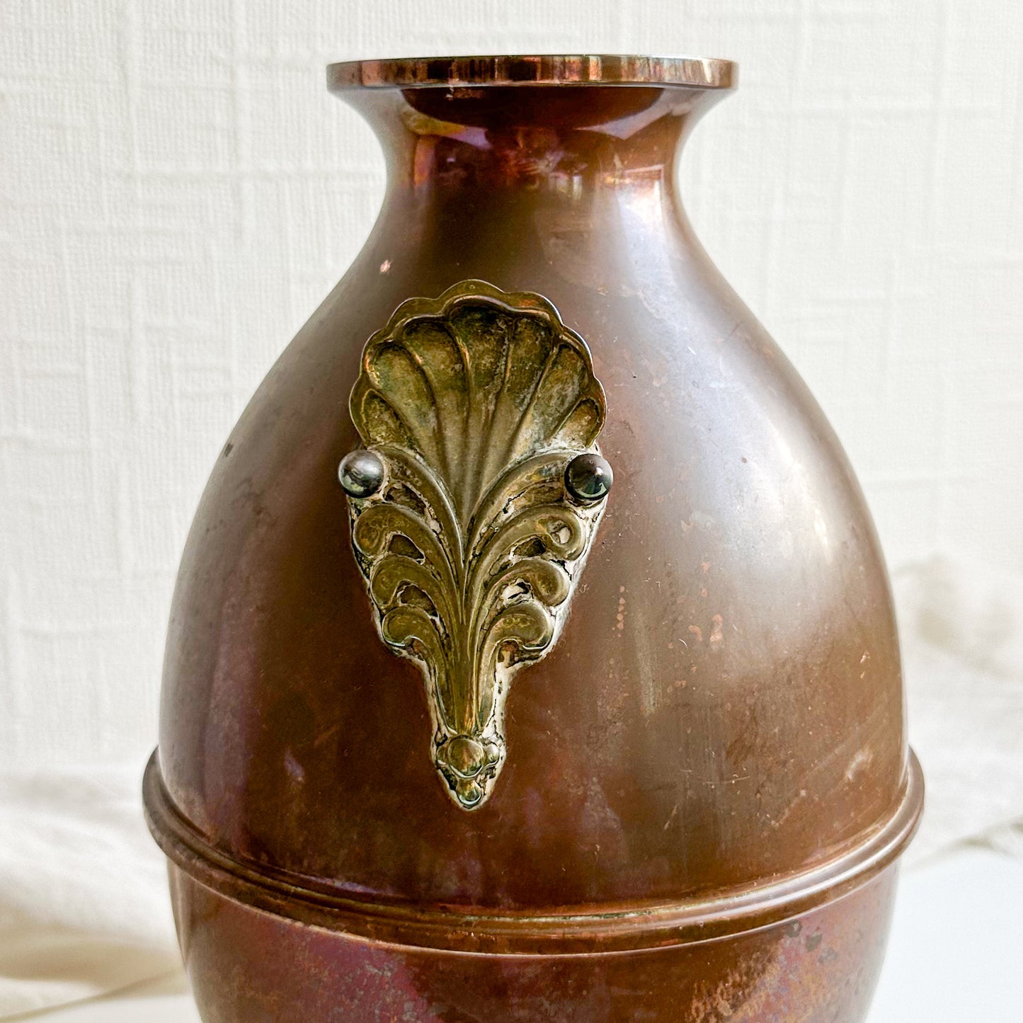 Antique Copper and Brass Vase