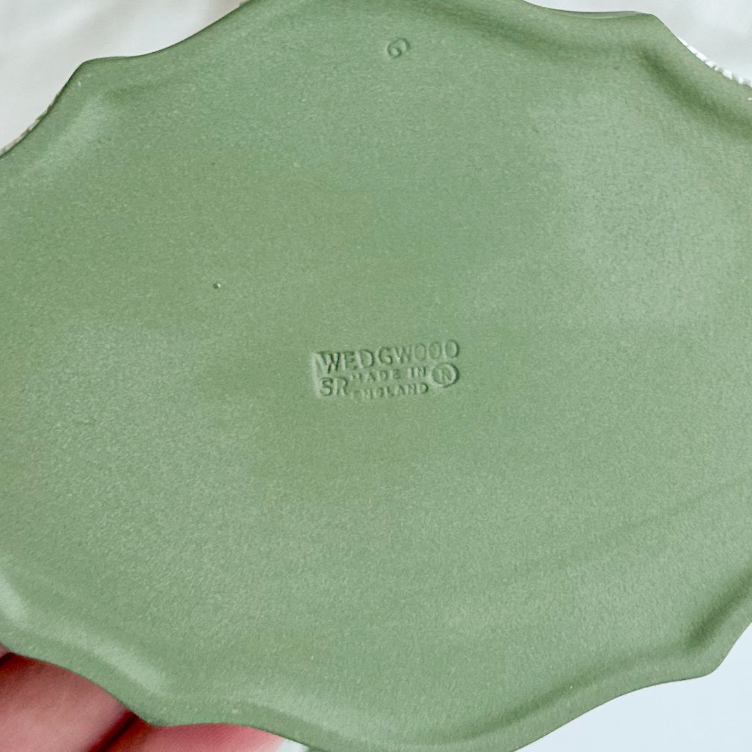 Green Jasperware Box by Wedgwood