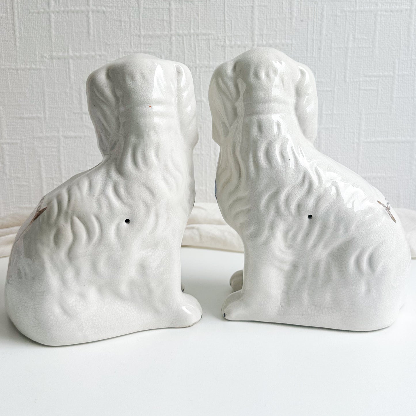 Pair of Blue and White Spaniels